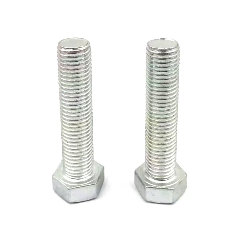 1/2-13x2 1/2" Zinc Plated Hex Head Steel Bolt UNC Hex Head Bolts+3/4"+1/2"