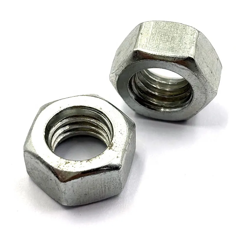 Factory Direct Price of Galvanized DIN934 Hexagon Nuts for Bolt Threaded Rods Made in China Steel+Hex Nuts+M6