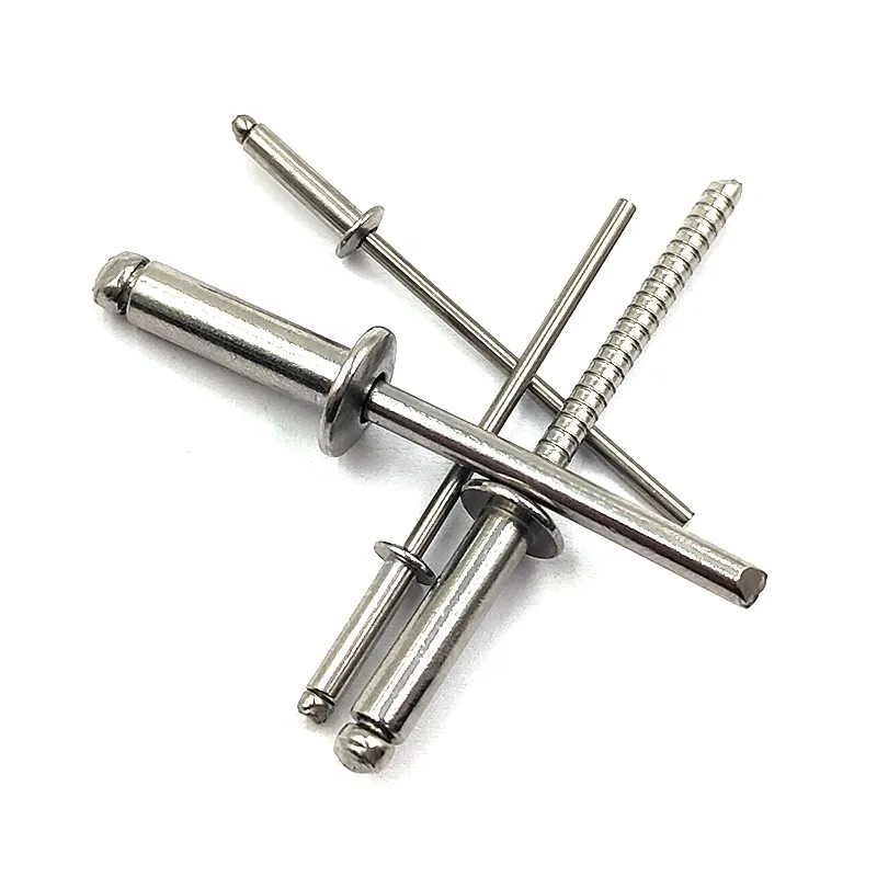 High Strength Factory Direct Steel Aluminium Cup Type Pop Blind Rivet Eco Friendly Free Sample 4mm+6mm-40mm+Pan Head Semi-Tubular Rivets