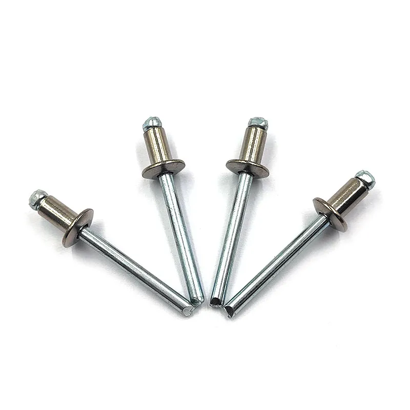 Hot-selling Stainless Steel Blind Rivets for Connections 4mm+12mm+Pan Head Semi-Tubular Rivets