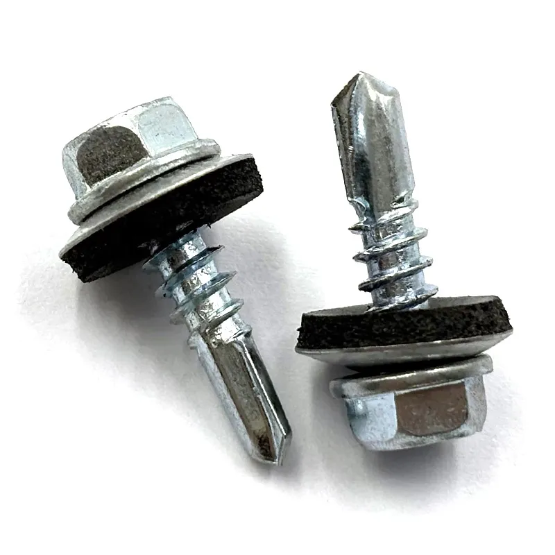 Hex Cheese Cap Head Self Tapping Screws M2-M8 Size Steel Fasteners 25mm/50mm/200mm Length Zinc Plated Industrial Fasteners DIN zinc plated hex head screw+25mm+M1.6