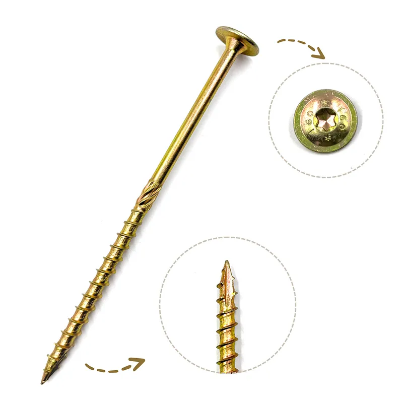 Wafer Head Torx Star Drive Structural Screw with #17 Point