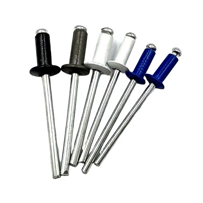 Factory Price Steel Blind Rivets M3 M4 M4.8 M6 Open Dome Head Aluminum Pop Rivets Blind Rivet+6mm-40mm+4mm