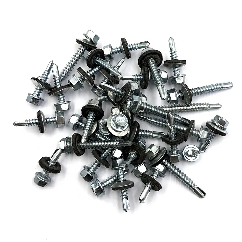 Roofing Screw Low Price Hex Head Self Drilling Screw with EPDM Sealing Waterproof Washer Self-Drilling Screws+9.4mm - 127mm+#6