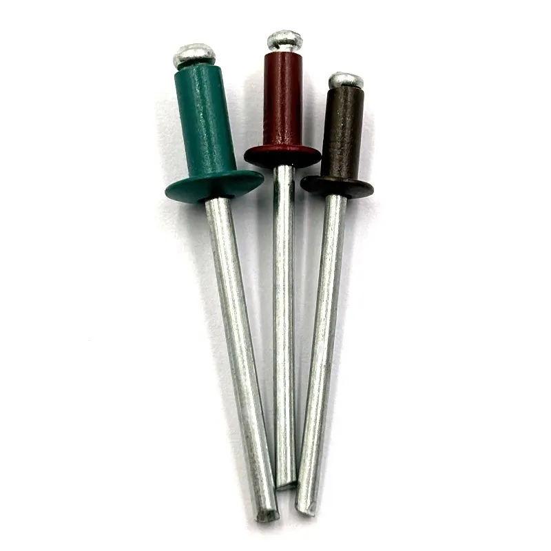 Color Painted Round Head Pop Blind Rivets Stainless Steel Aluminium Factory Direct High Quality Round Head Solid Rivets+6mm-40mm+3.2mm