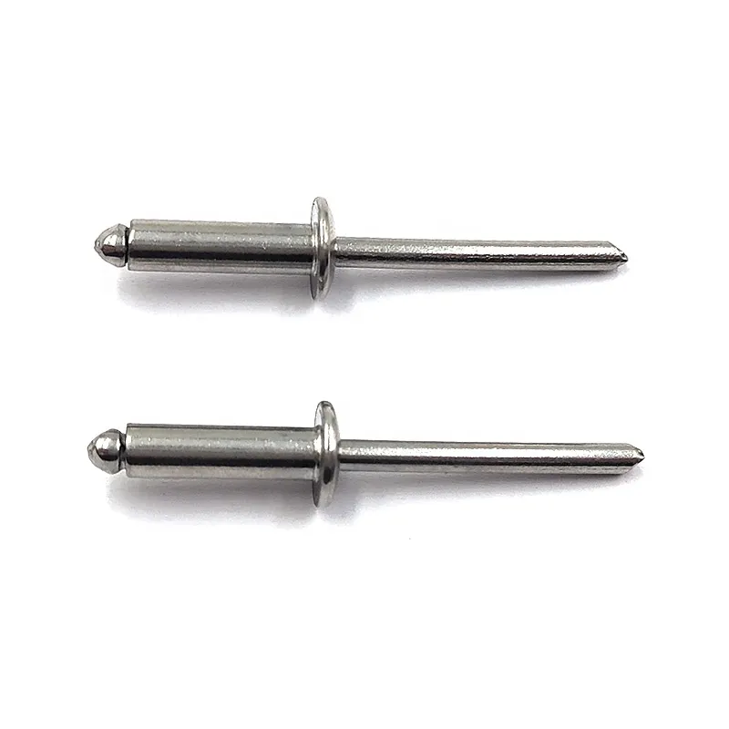Rustproof High Precision Industrial Stainless Steel Blind Rivets Bulk Order Favorable Price 4mm+Round Head Solid Rivets+12mm