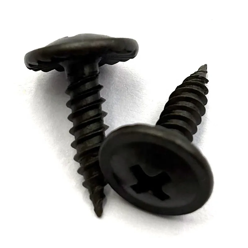 Factory Sale Wafer Head Self Tapping Screws Modified Truss Black Phosphated Furniture Woodworking wafer head self tapping screw+90 mm+M3.5