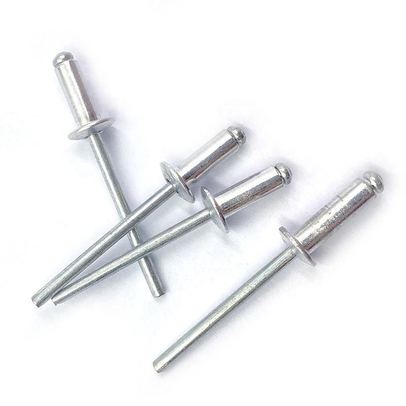 Open Type Heat-Resistant Aluminum Blind Rivets Best Price Hot Sale Closed End with Dome Flat Head