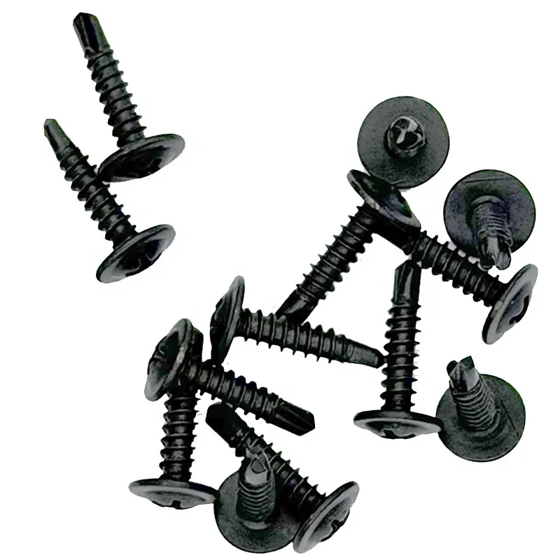 Carbon Steel Black Phosphated Self Drilling Screws & Self Tapping Phillips Drive 25mm & 120mm
