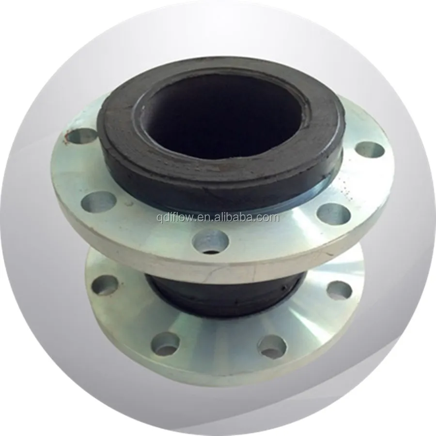PN10 NBR Rubber Expansion Joint Flange End