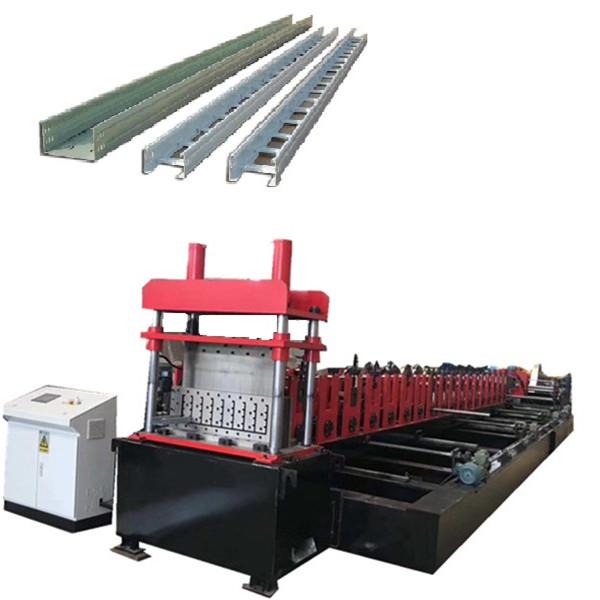Fully Automatic Muti Sizes in One Pre Galvanized Cable Tray Rolling Forming Cable Tray Making Machine