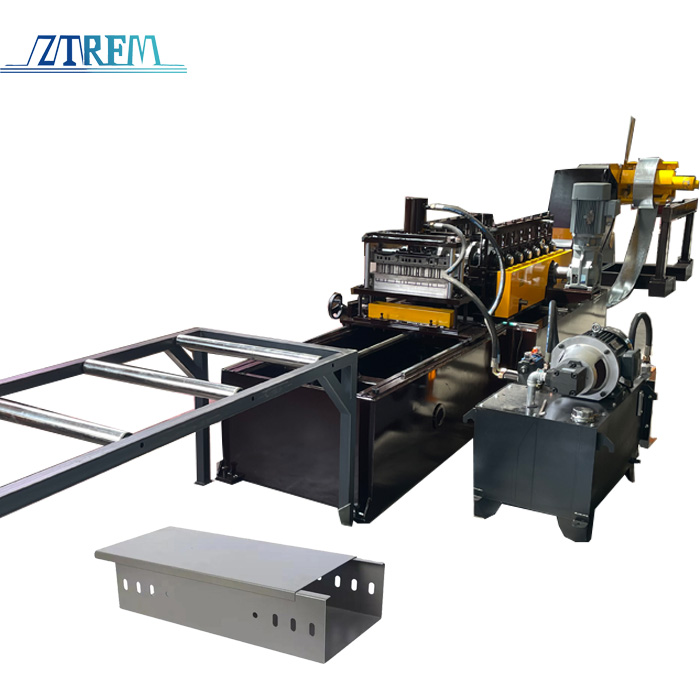 CE Certified Full Automatic Muti Sizes in One Cover Roll Forming Machine for Steel Cable Tray Versatile & Efficient
