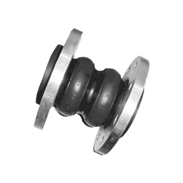 Double-Sphere Flanged Rubber Expansion Joints with Smooth Surface PN16 Pressure Model Number 'Head'