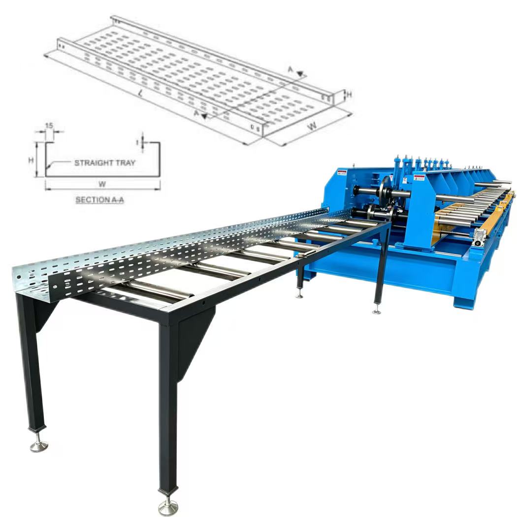 Cable Tray Ladder Making Cold Roll Forming Machine