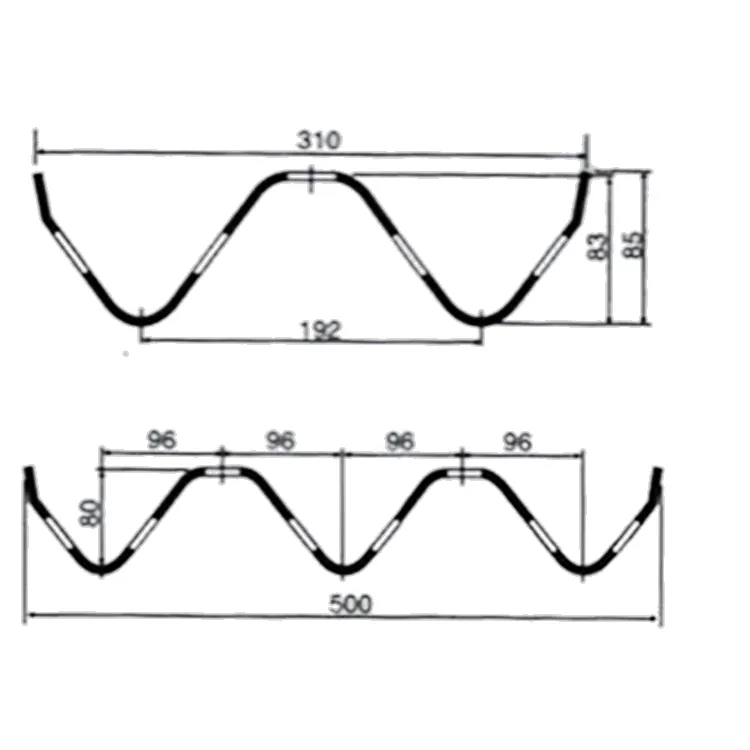 High Quality Highway Guardrail Two/three Waves Cold Roll Forming Machine