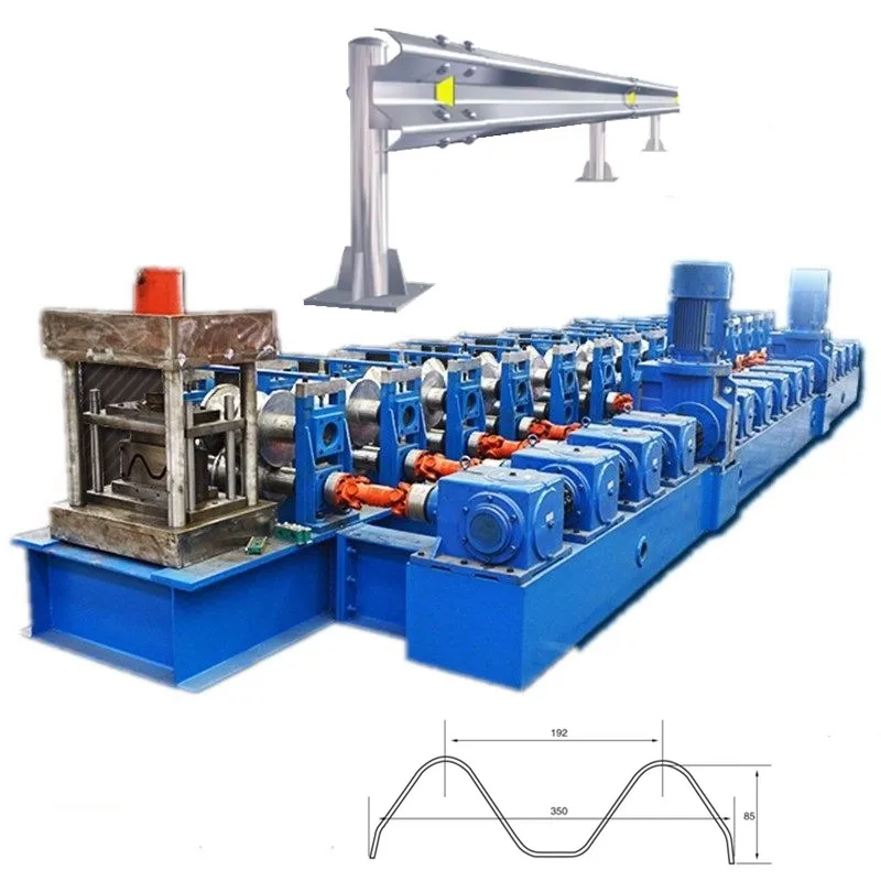 Highway Guardrail Roll Forming Machine Two Waves Three Waves