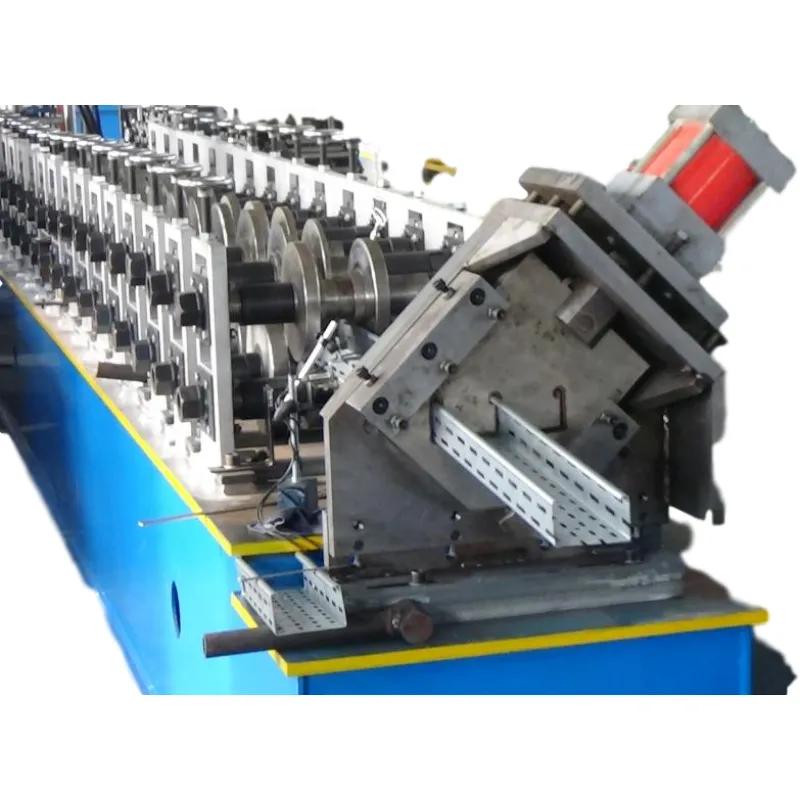 Fullautomatic Metal Steel Cable Tray Roll Forming Machine Cable Tray Manufacturer Line 25 M/min