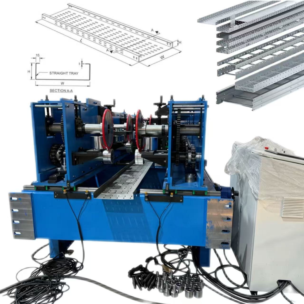 Cable Tray Roll Forming Machine for Every Cable Types