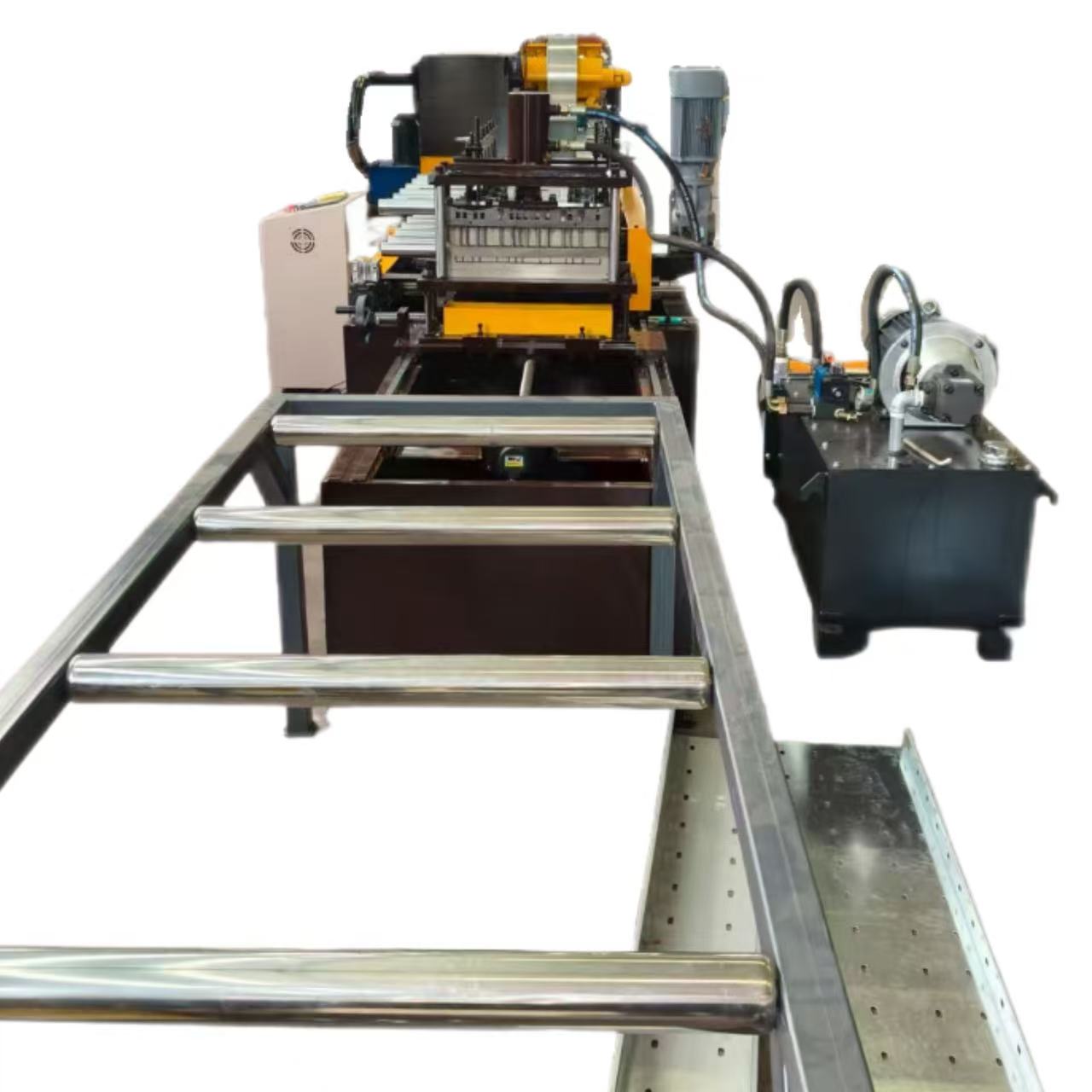 Automatic Colored Steel Cable Tray Cover Roll Forming Machine for Roof Use