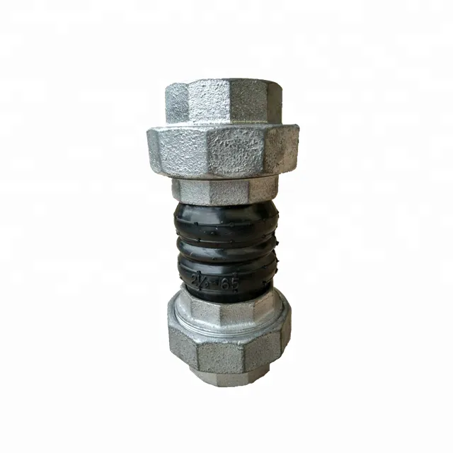 Water and Compressed Air Supply and Distribution RUBBER FLEXIBLE JOINT - F/F THREADED