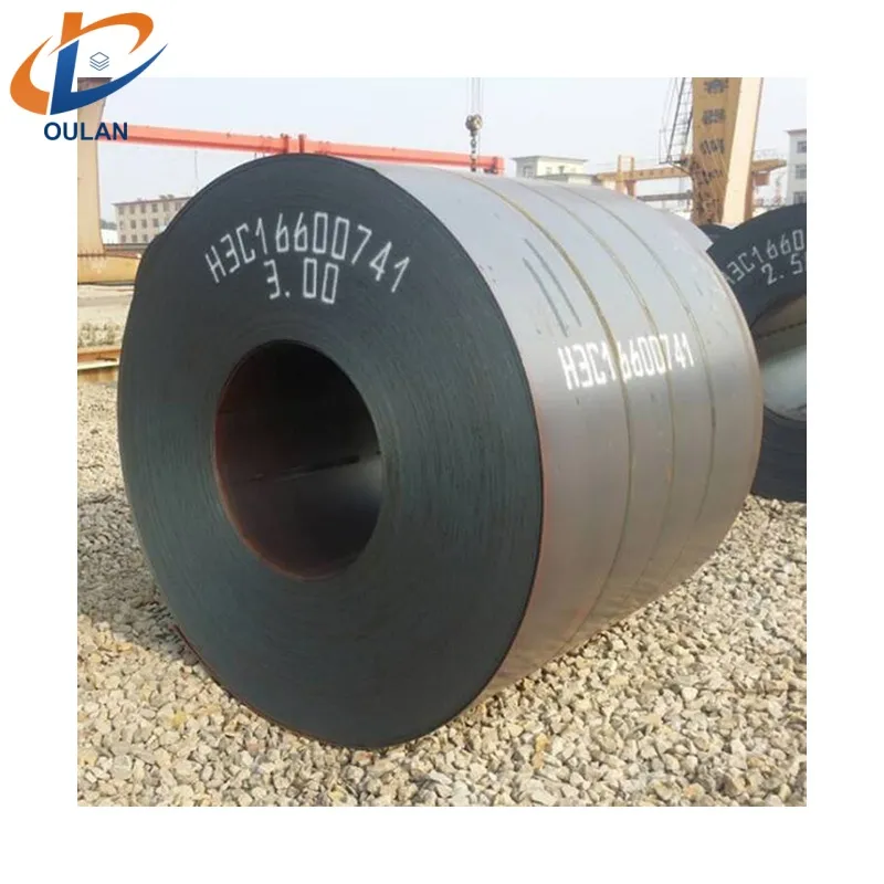 Pressure Vessel Quality SS400/A36/Q235B/S235JR Hot Rolled Steel Coil for Air Receiver Tanks Boiler Plate Cutting Bending as client's requirements+940-2000MM