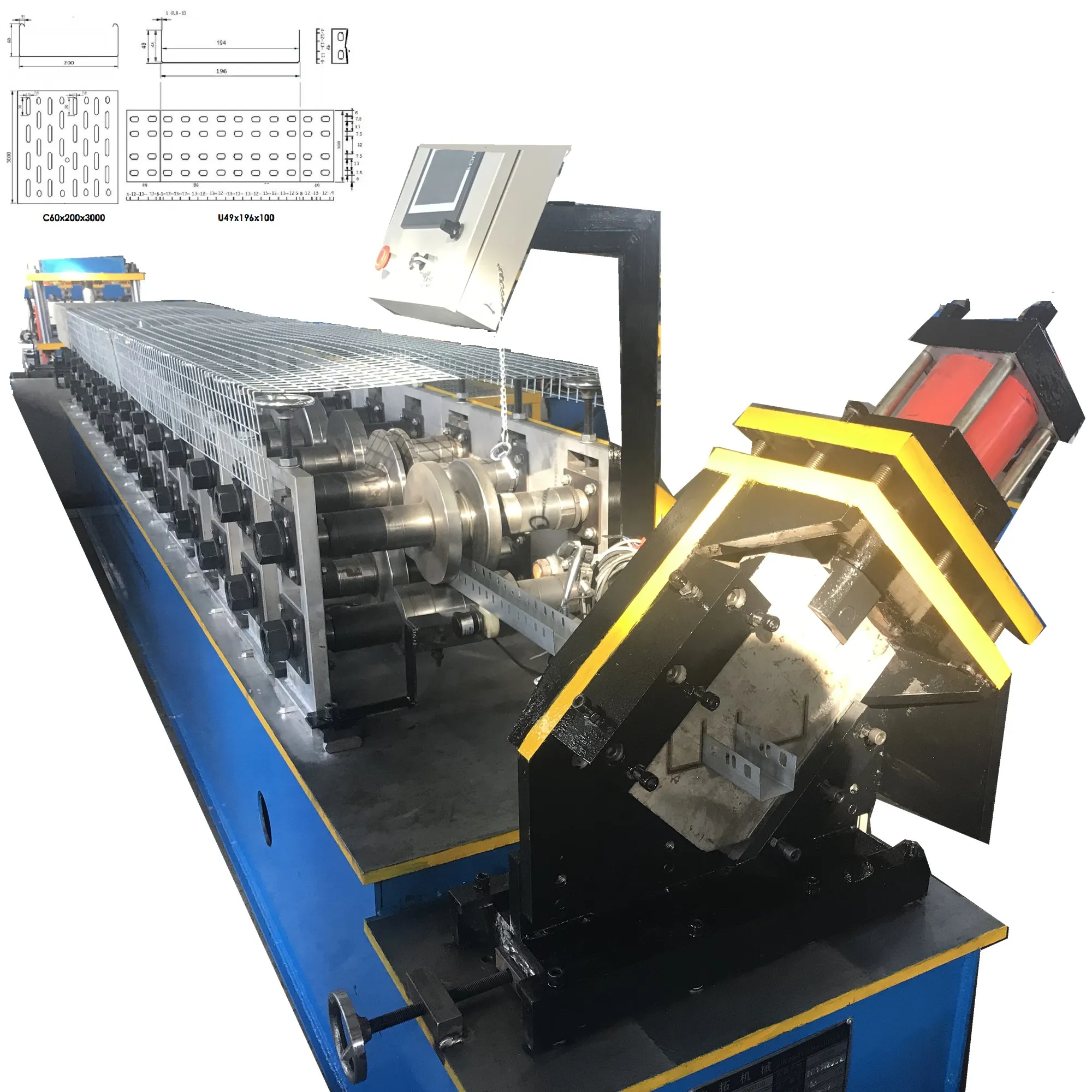Cable Tray Making Roll Forming Machine customized+15k